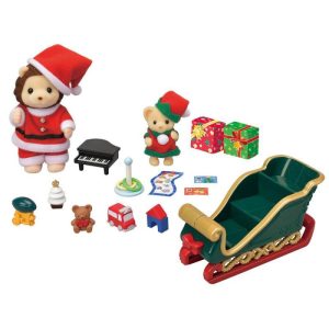 Dolls & Collectibles |   Sylvanian Families Lion’S Holiday Sleigh Dolls & Collectibles Dolls & Collectibles