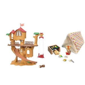 Dolls & Collectibles |   Sylvanian Families Adventure Tree House Gift Set- Camping Edition Dolls & Collectibles Dolls & Collectibles